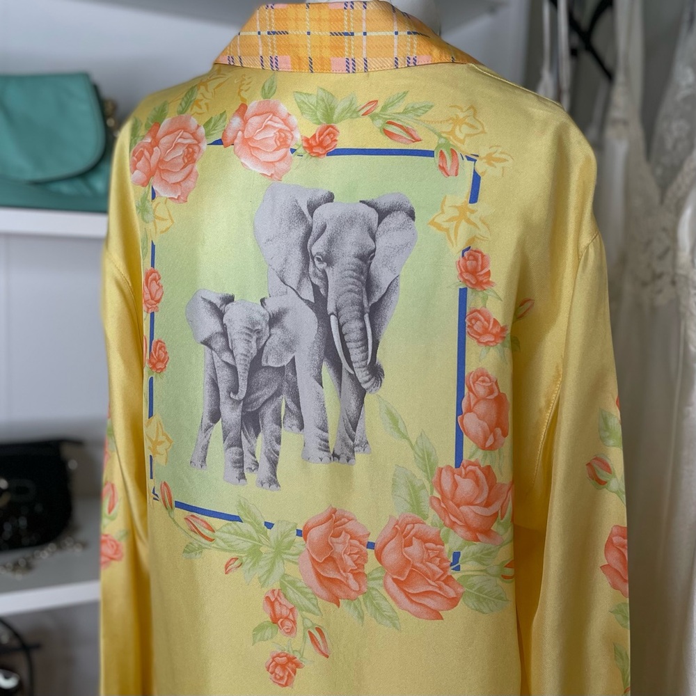 Silk Button Down - image 3